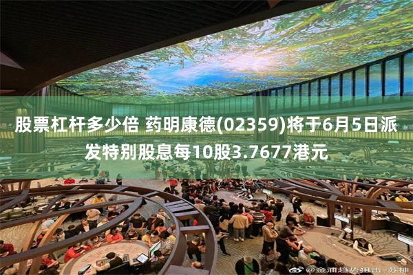 股票杠杆多少倍 药明康德(02359)将于6月5日派发特别股息每10股3.7677港元