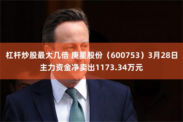 杠杆炒股最大几倍 庚星股份（600753）3月28日主力资金净卖出1173.34万元