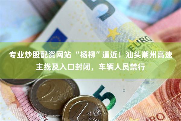 专业炒股配资网站 “杨柳”逼近！汕头潮州高速主线及入口封闭，车辆人员禁行