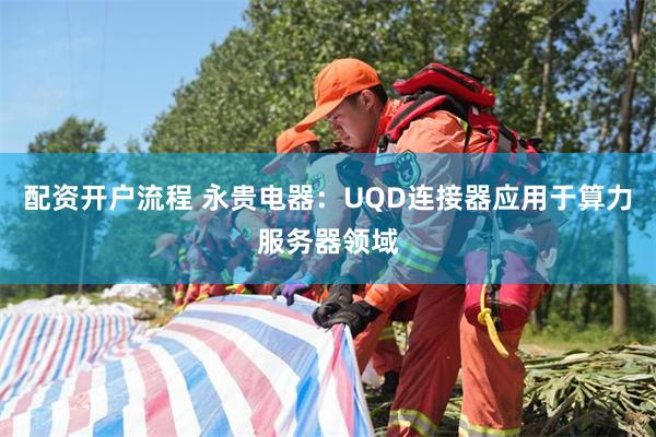 配资开户流程 永贵电器：UQD连接器应用于算力服务器领域