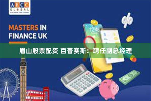 眉山股票配资 百普赛斯：聘任副总经理