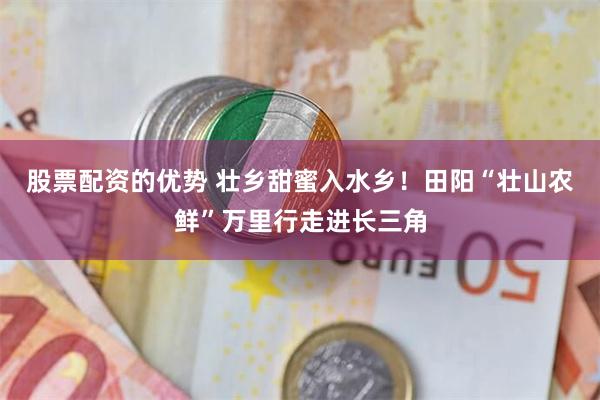 股票配资的优势 壮乡甜蜜入水乡！田阳“壮山农鲜”万里行走进长三角