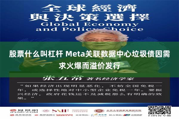 股票什么叫杠杆 Meta关联数据中心垃圾债因需求火爆而溢价发行