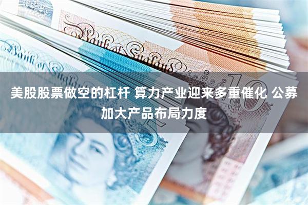 美股股票做空的杠杆 算力产业迎来多重催化 公募加大产品布局力度