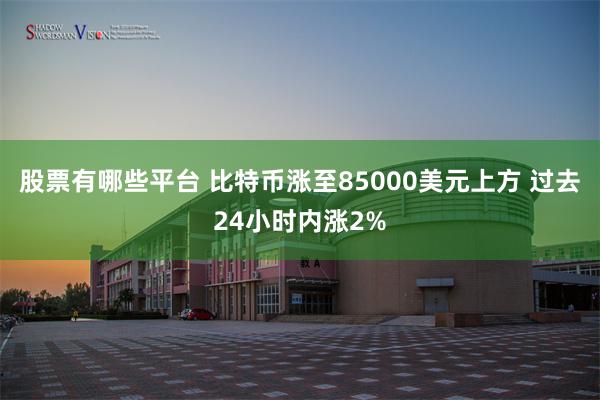 股票有哪些平台 比特币涨至85000美元上方 过去24小时内涨2%