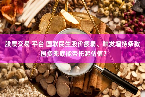 股票交易 平台 国联民生股价疲弱、触发增持条款 国资兜底能否托起估值？